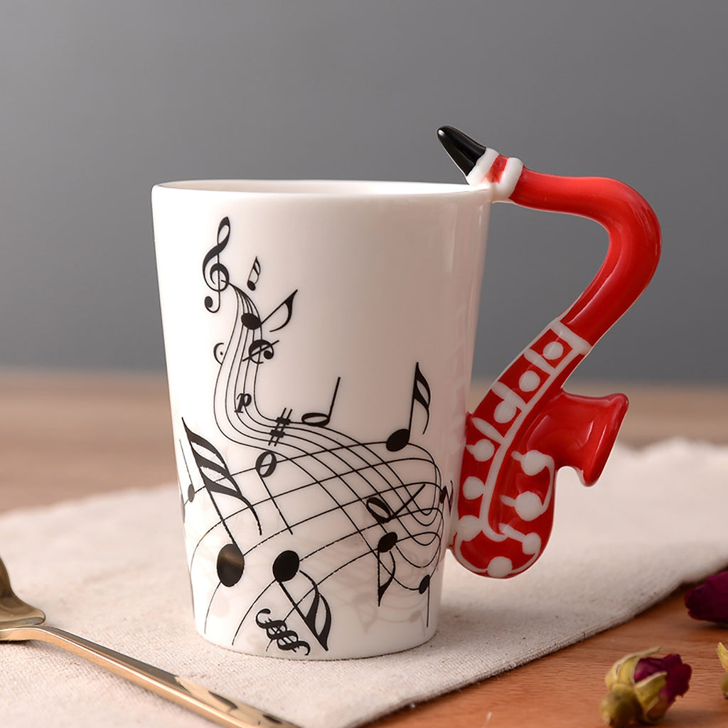 Saxophone Ceramic Mug