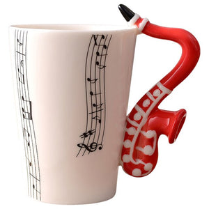 Saxophone Ceramic Mug